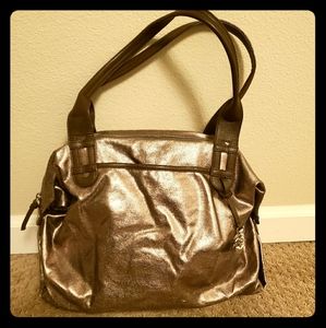 Metallic Stella & Dot shoulder bag